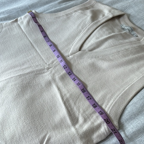 SIMONS boxy sleeveless sweater size S - Picture 5 of 8